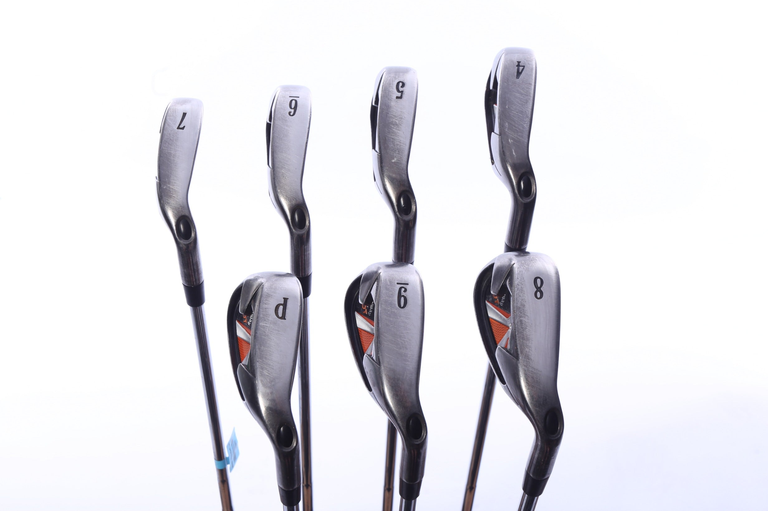 Used Callaway X-24 Hot Iron Set - Right-Handed - 4-PW - Uniflex Flex