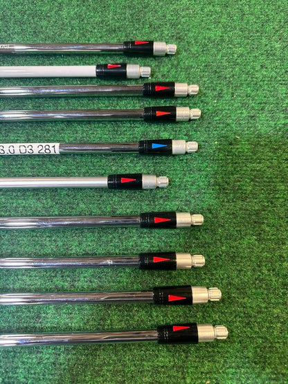 Wholesale Lot of 10 Various Fitting Club Shafts with TaylorMade Adaptors-Next Round