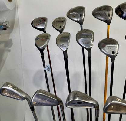 Wholesale Lot of 24 Drivers, Fairway Woods, Hybrids, And Single Irons.-Next Round