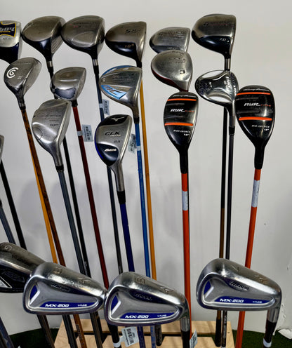 Wholesale Lot of 24 Golf Clubs - Drivers, Woods, Hybrids and Single Irons-Next Round