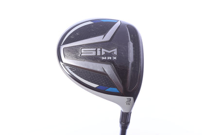 Used TaylorMade SIM MAX 3-Wood - Right-Handed - 15 Degrees - Stiff Flex