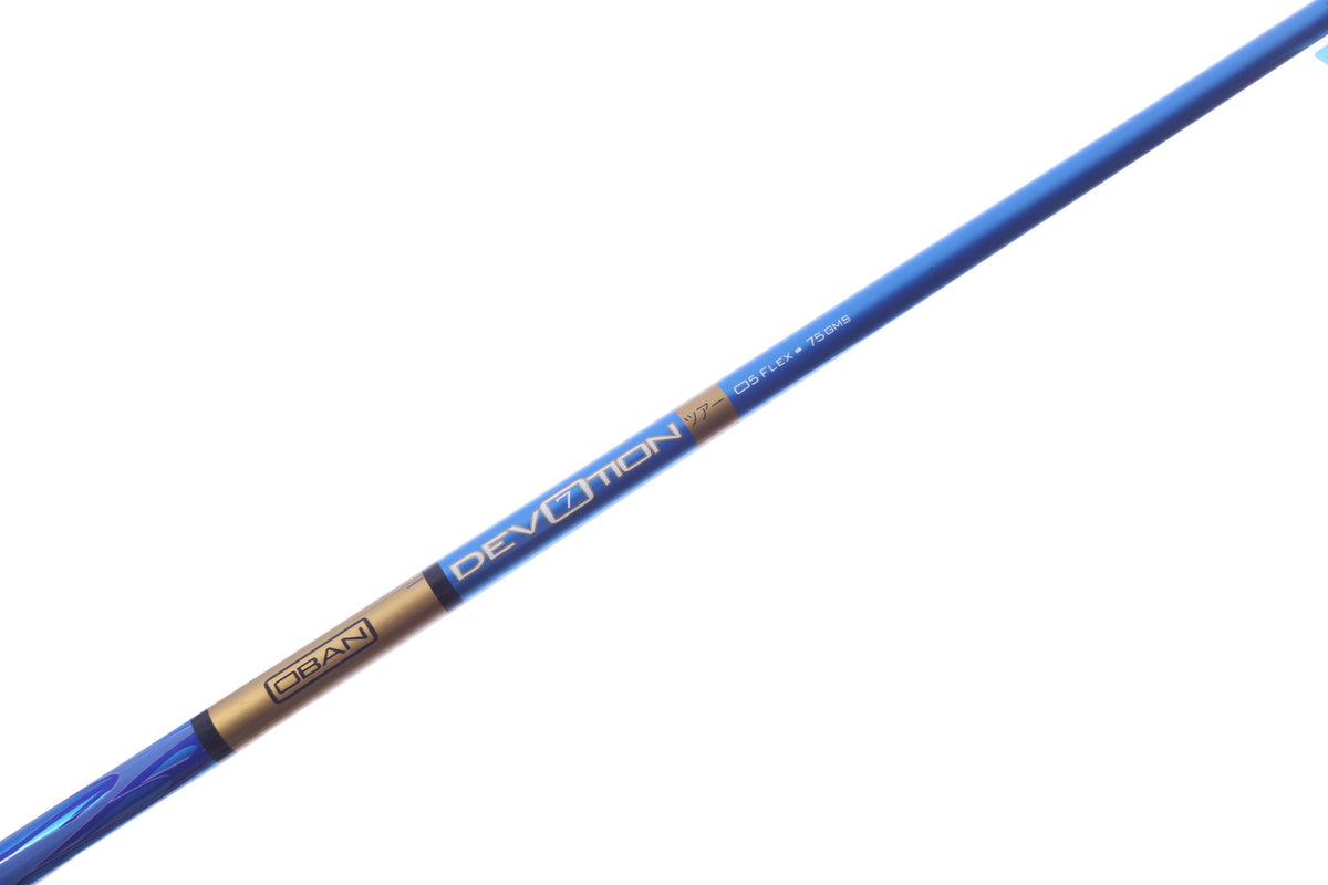 Used Oban Devotion Driver Shaft Extra Stiff Flex Graphite - 44 in - Ping G410 Adapter