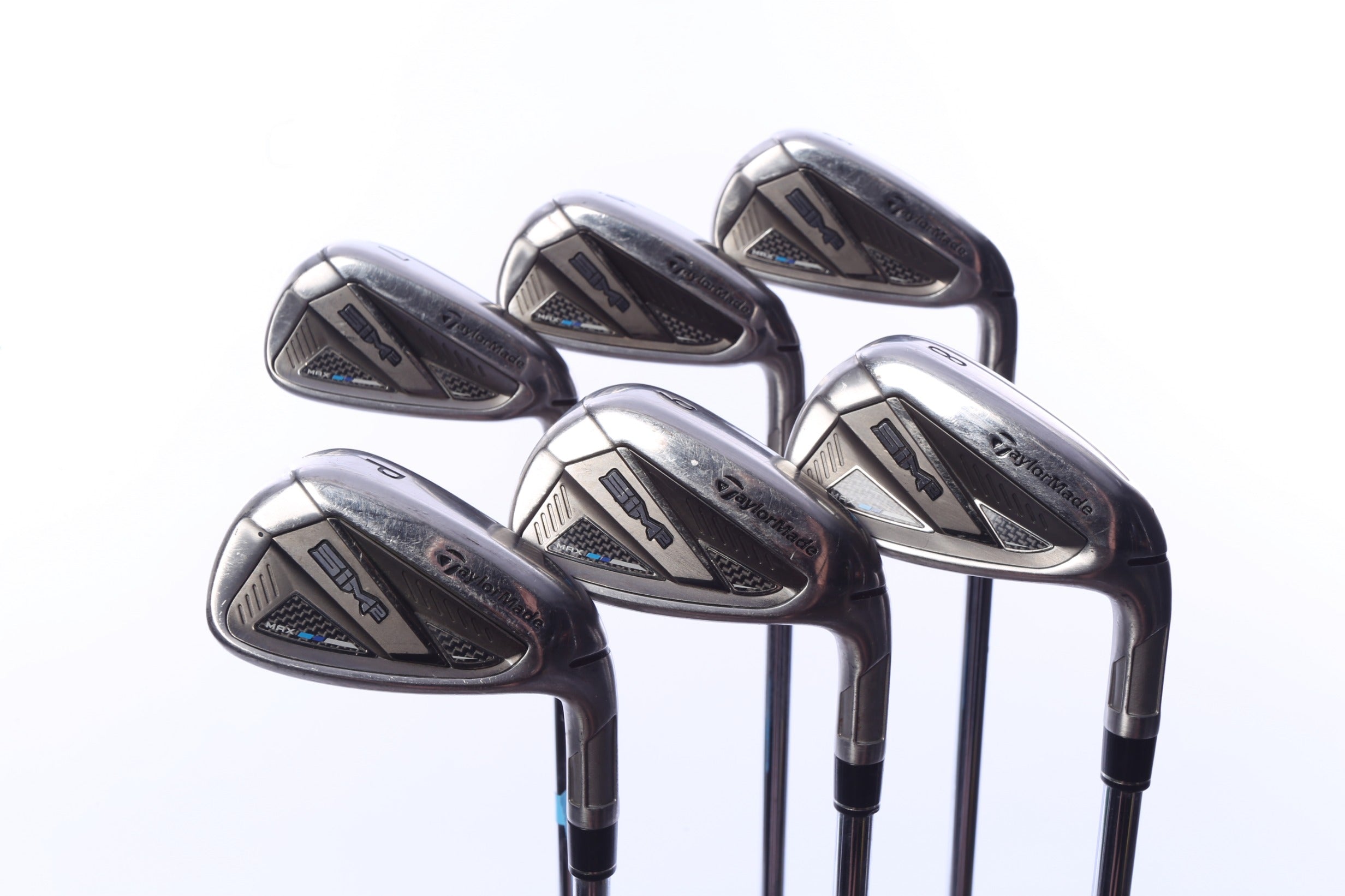 Used TaylorMade SIM2 MAX Iron Set - Right-Handed - 5-PW - Stiff Flex