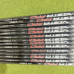 Lot of 14 Premium Golf Shafts - Various Lengths, Flexes, and Brands-Next Round