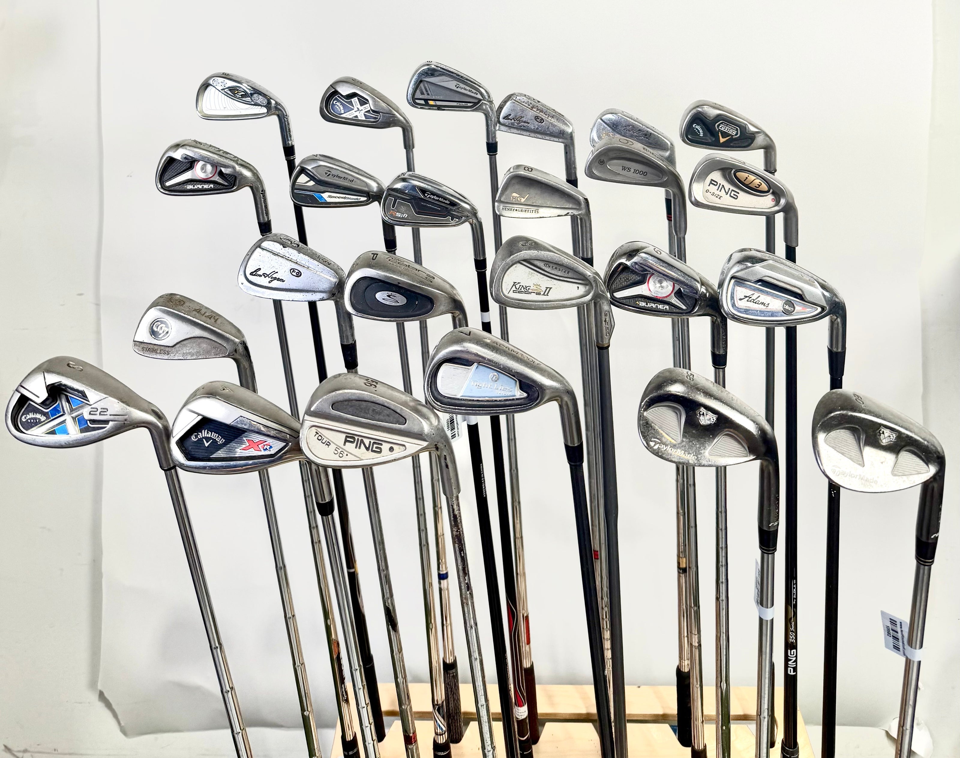 Wholesale Lot of 48 Golf Clubs - Right and Left-handed - Irons and Wedges-Next Round