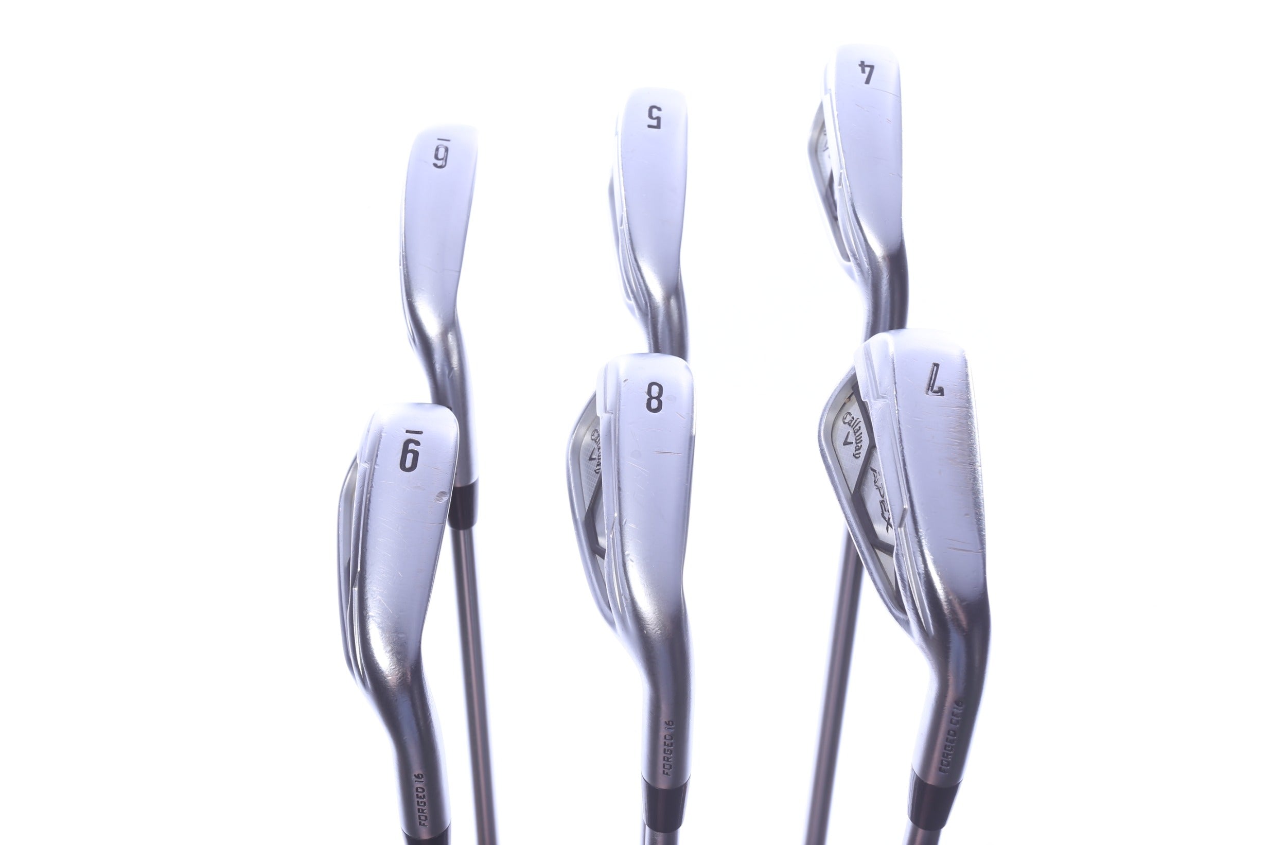 Used Callaway Apex CF16 Iron Set - Right-Handed - 4-9 - Stiff Flex