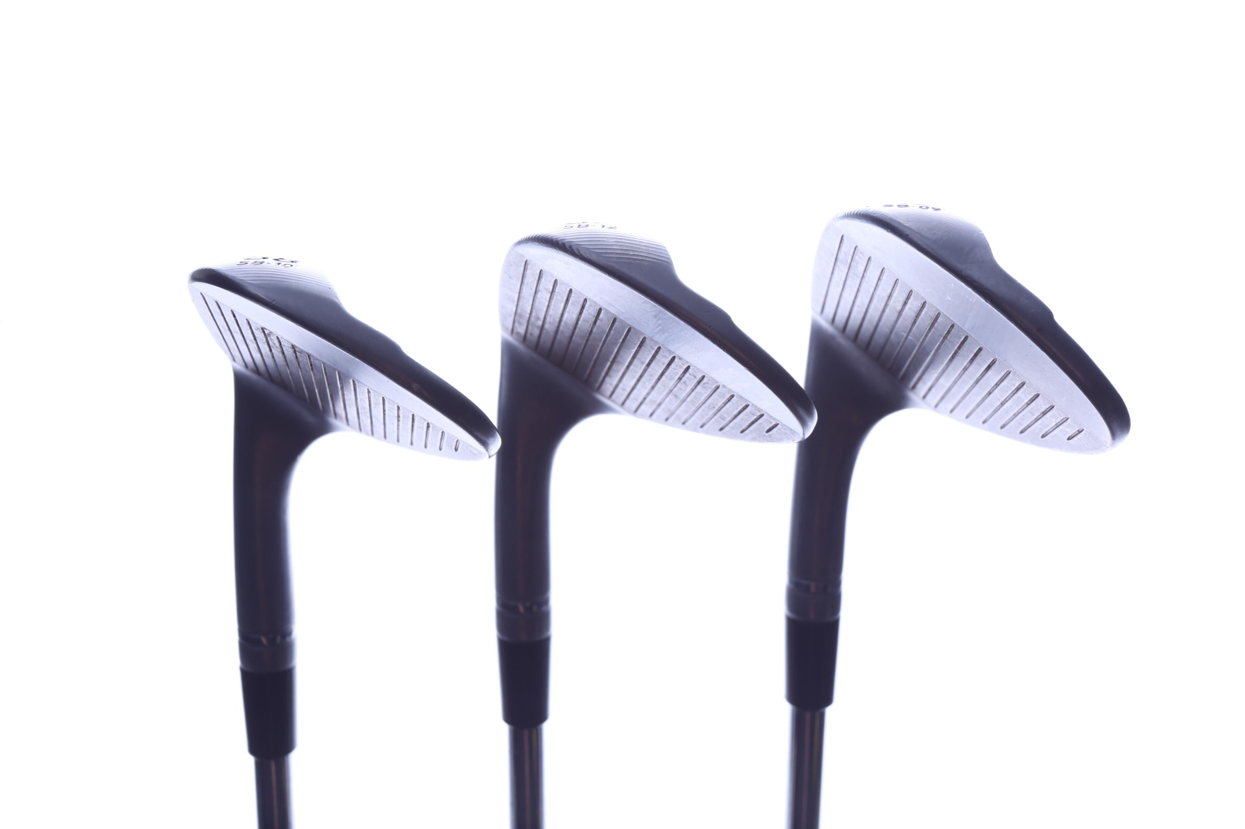 Used TaylorMade Milled Grind 5 Satin Chrome Wedge Set - Right-Handed - 50*, 54*, 58* - Wedge Flex