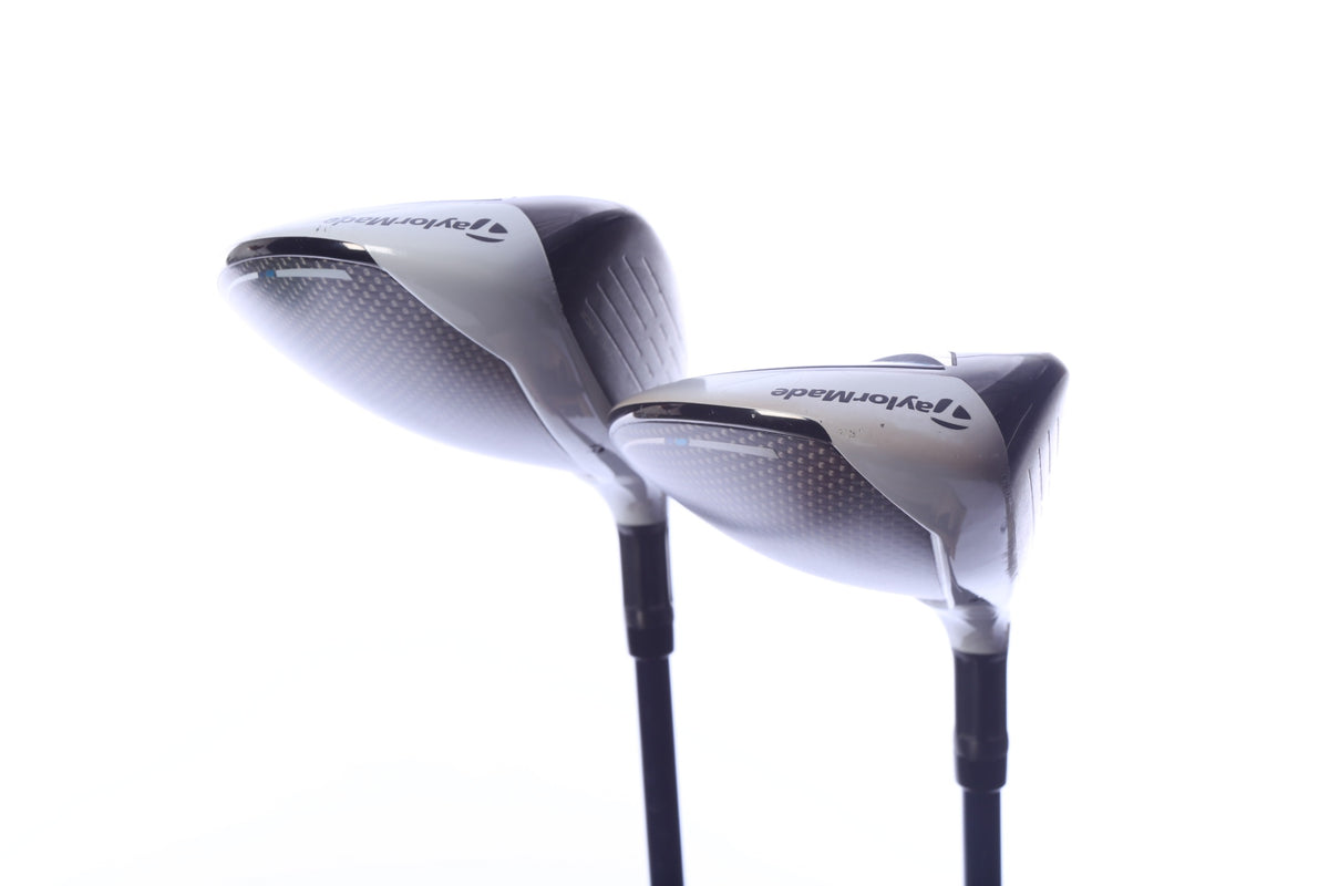 Used TaylorMade SIM MAX Wood Set - Left-Handed - 3W, 5W - Stiff Flex-Next Round