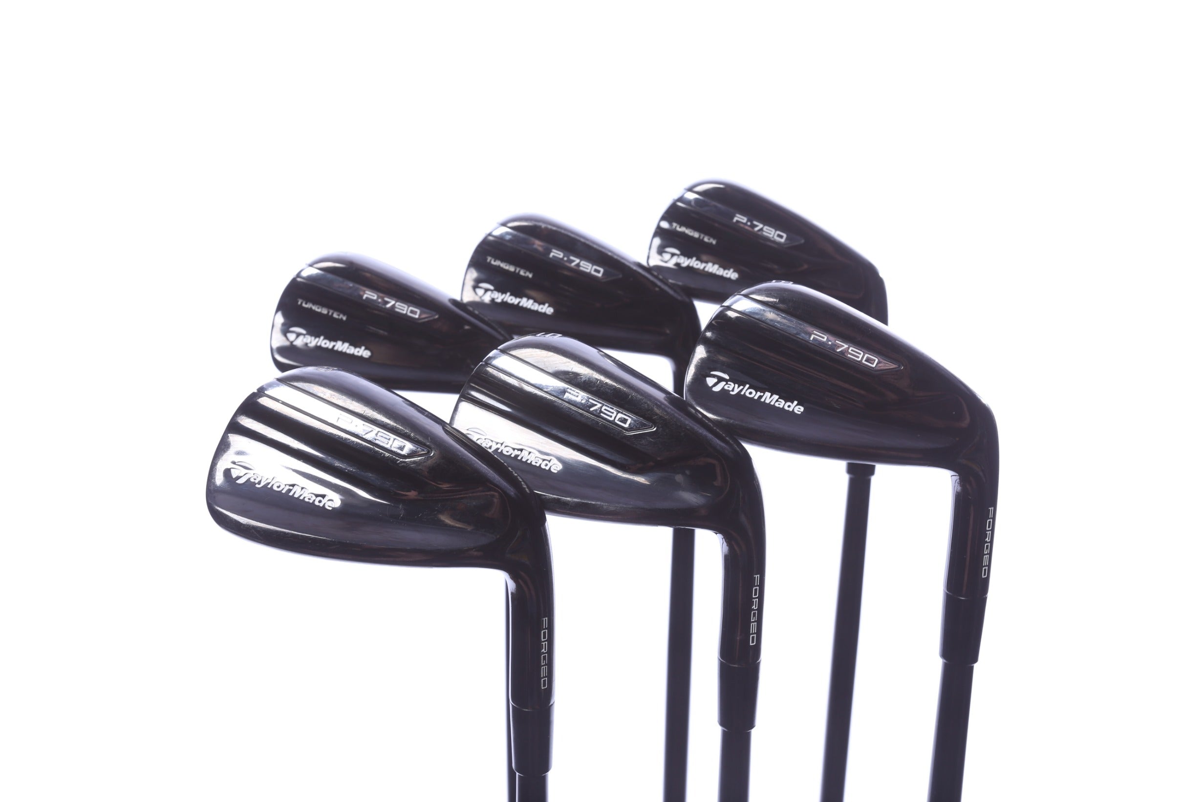 Used TaylorMade P790 Black Iron Set - Right-Handed - 5-PW - Stiff Flex-Next Round