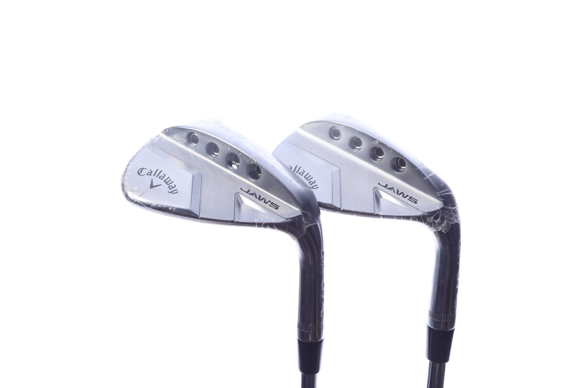 Used Callaway JAWS Full Toe Chrome Wedge Set - Right-Handed - 56*, 60* - Wedge Flex