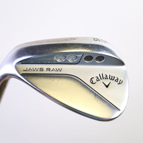 Used Callaway JAWS Raw Chrome J Grind Lob Wedge - Left-Handed - 58 Degrees - Stiff Flex-Next Round