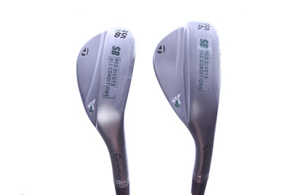 Used TaylorMade Milled Grind 4 Raw Wedge Set - Right-Handed - 54*, 58* - Wedge Flex-Next Round