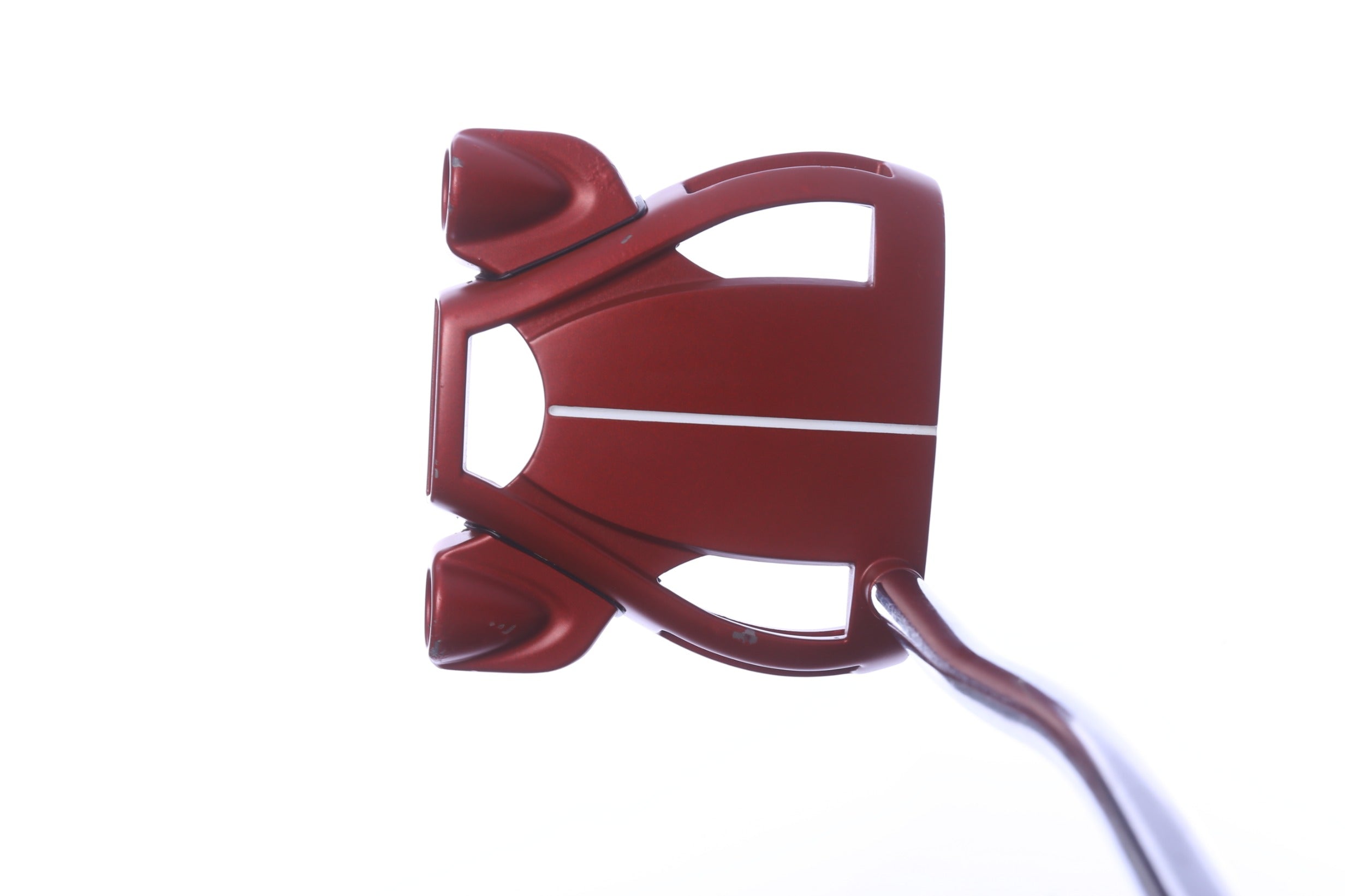 Used TaylorMade Spider Red Double Bend Putter - Left-Handed - 35 in - Mallet