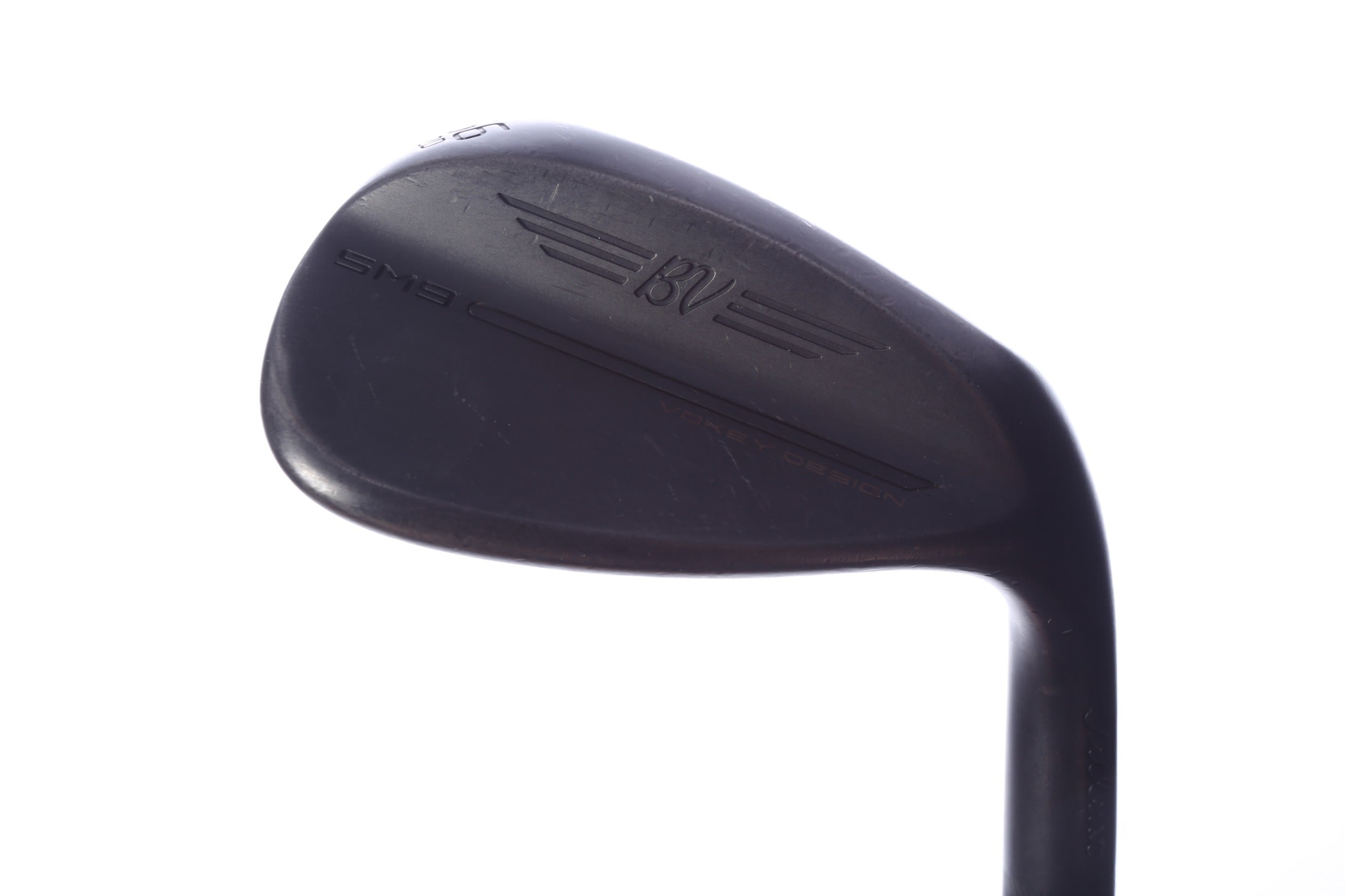 Used Titleist Vokey SM9 Jet Black Sand Wedge - Right-Handed - 56 Degrees - Regular Flex