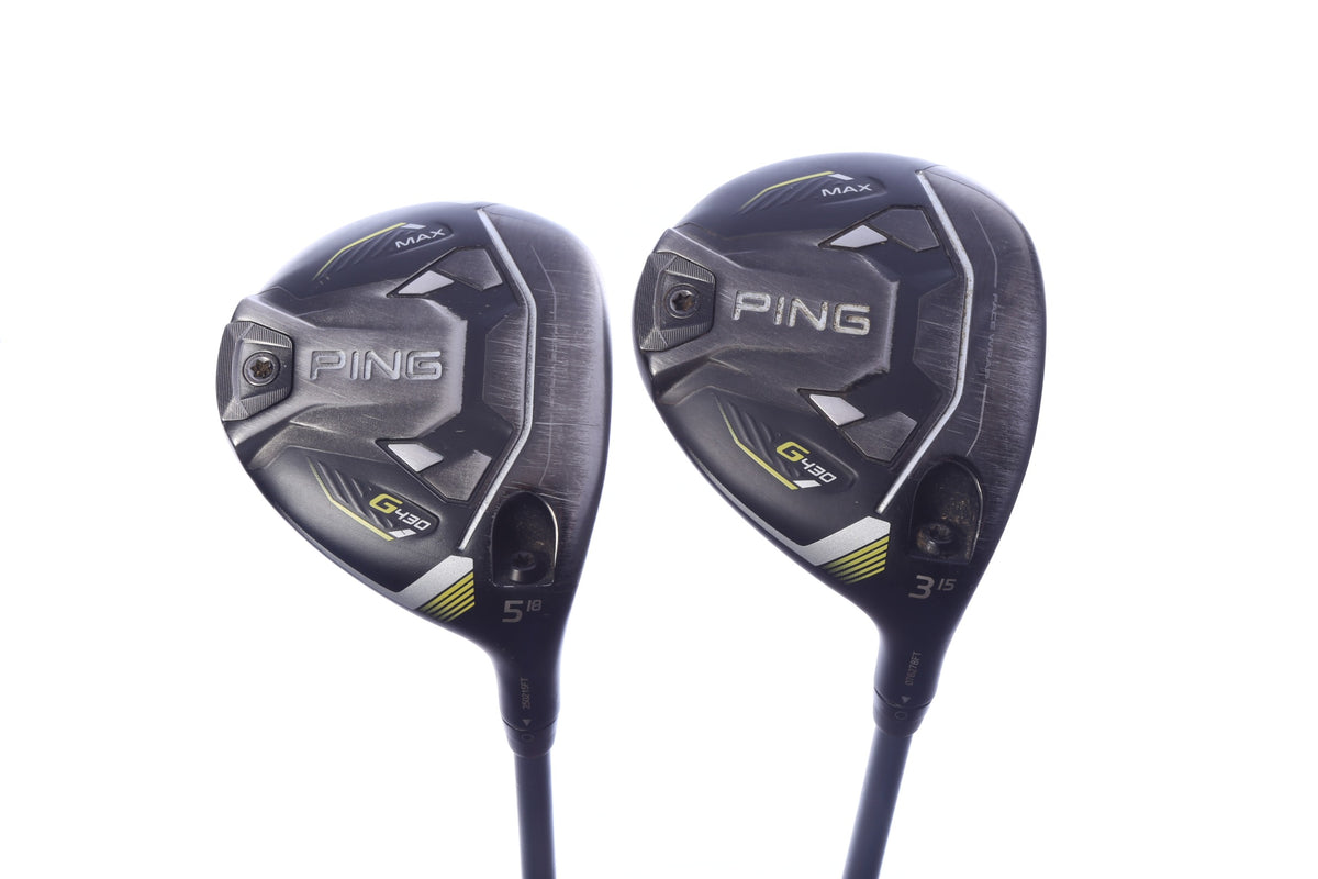 Used Ping G430 MAX Wood Set - Right-Handed - 3W, 5W - Stiff Flex-Next Round