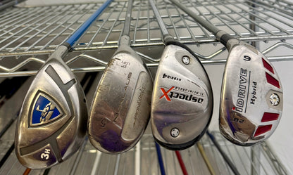 Wholesale Lot of 40 Golf Clubs - Assorted Hybrids-Next Round