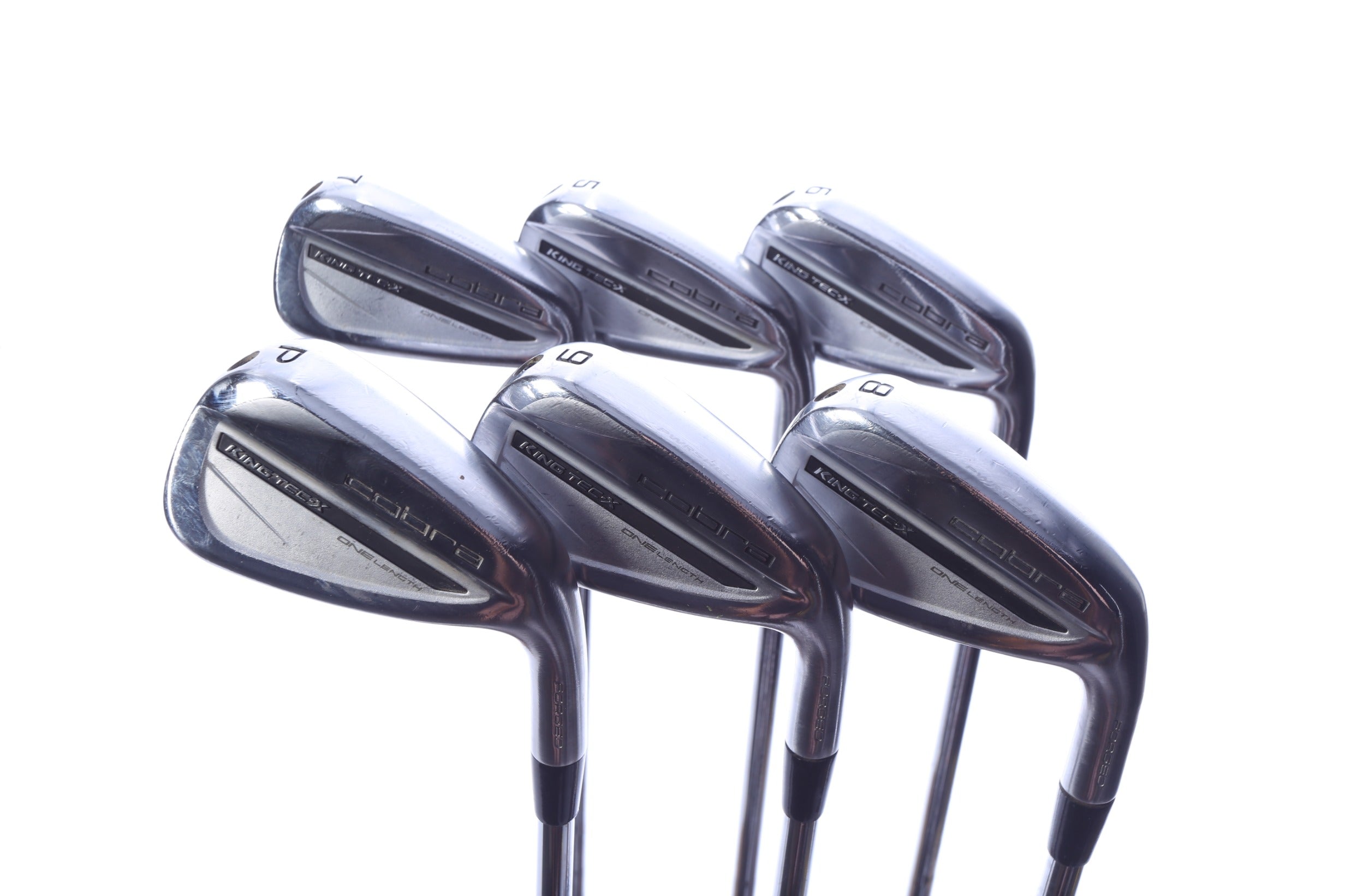 Used Cobra 2025 KING Tec X One Length Iron Set - Right-Handed - 5-PW - Stiff Flex