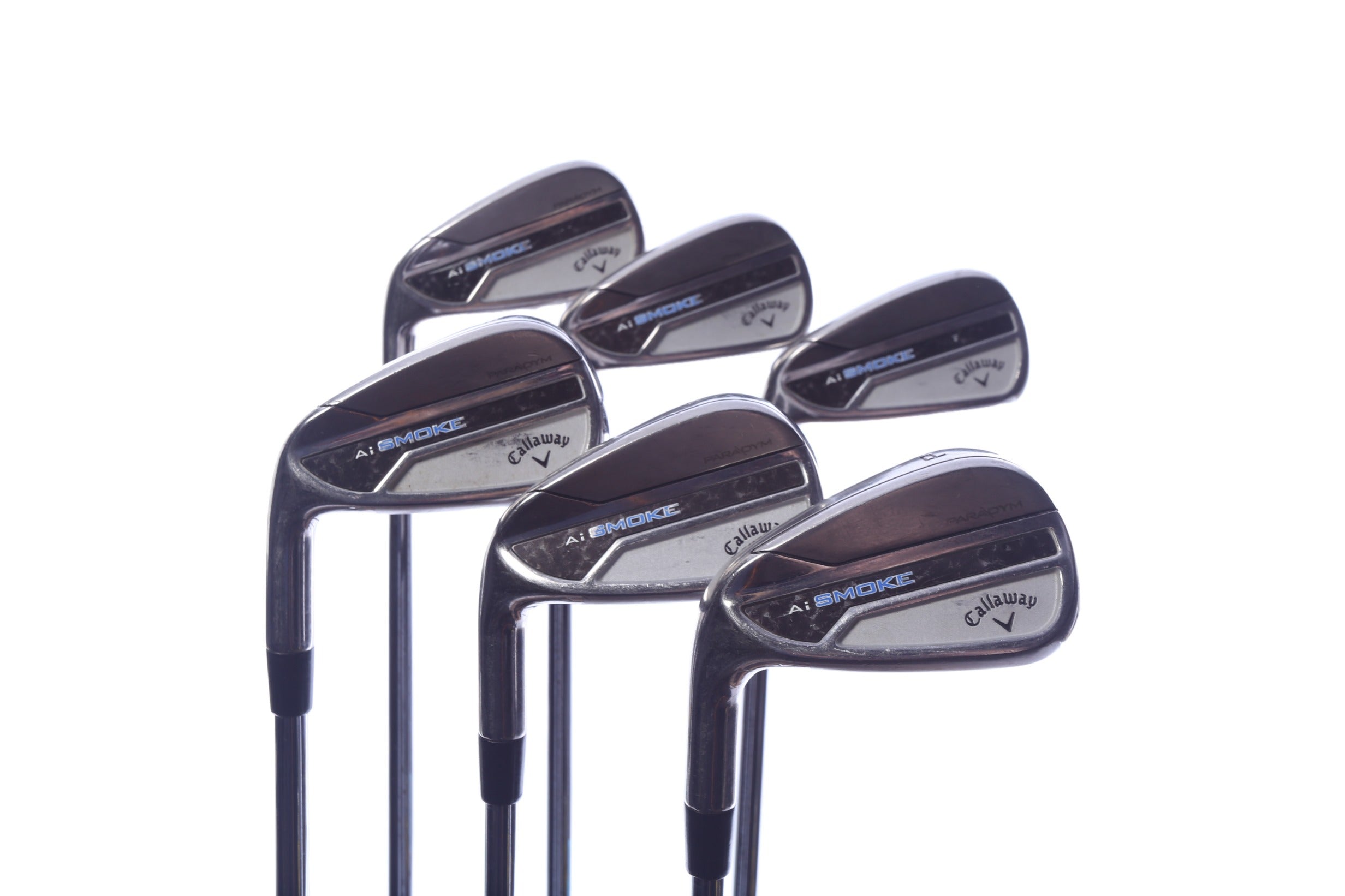 Used Callaway Paradym Ai Smoke Iron Set - Left-Handed - 5-PW - Stiff Flex-Next Round