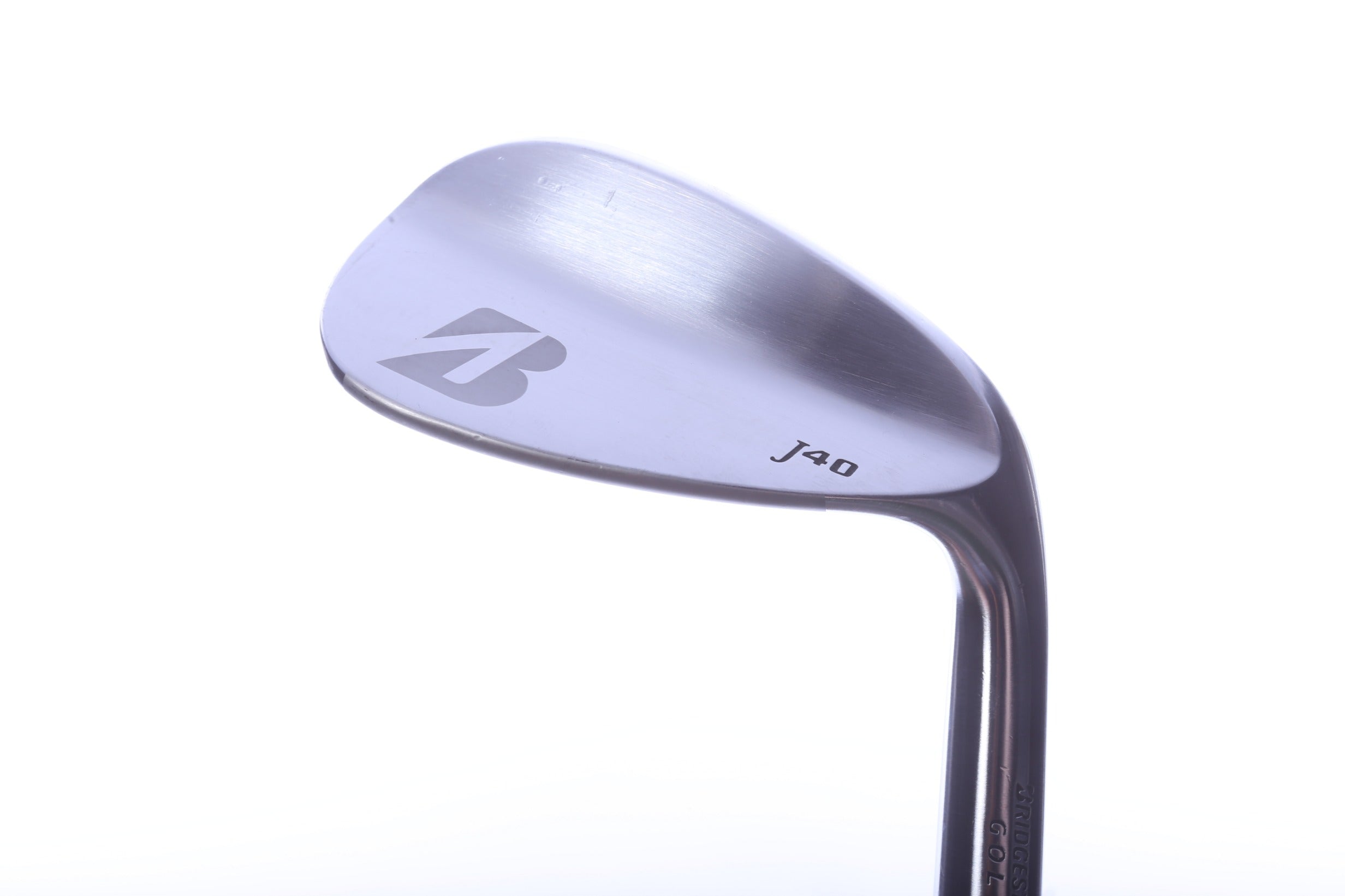 Used Bridgestone J40 Satin Chrome Gap Wedge - Right-Handed - 52 Degrees - Wedge Flex
