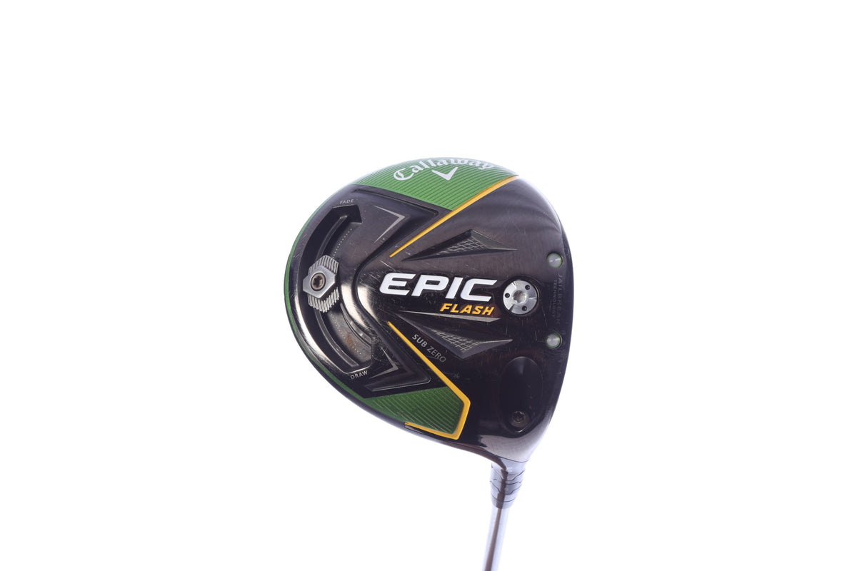 Used Callaway Epic Flash Sub Zero Driver - 9 Degrees - Stiff Flex Mitsubishi Diamana DF - Right-Handed