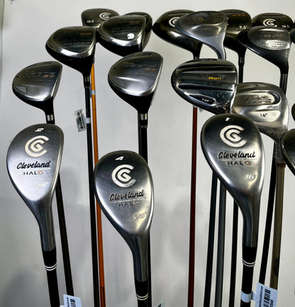 Wholesale Lot of 24 Cobra Drivers and Woods with Cleveland Drivers and Hybrids-Next Round