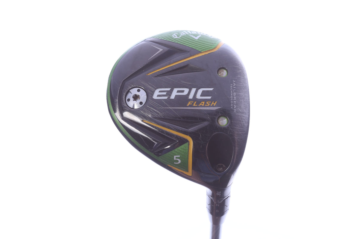 Used Callaway Epic Flash 5-Wood - Right-Handed - 18 Degrees - Regular Flex