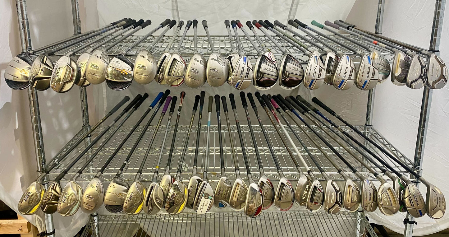 Wholesale Lot of 50 Golf Clubs - Adams Assorted Hybrids-Next Round