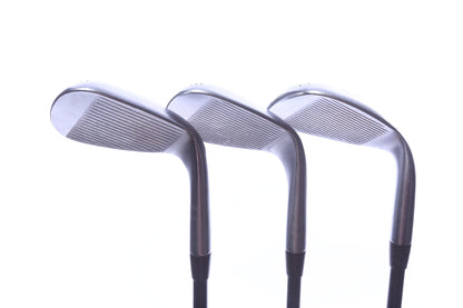 Used Ping s159 Chrome Wedge Set - Left-Handed - 52*, 56*, 60* - Soft Regular Flex