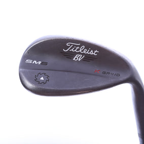 Used Titleist Vokey SM6 Jet Black Lob Wedge - Right-Handed - 58 Degrees - Wedge Flex-Next Round