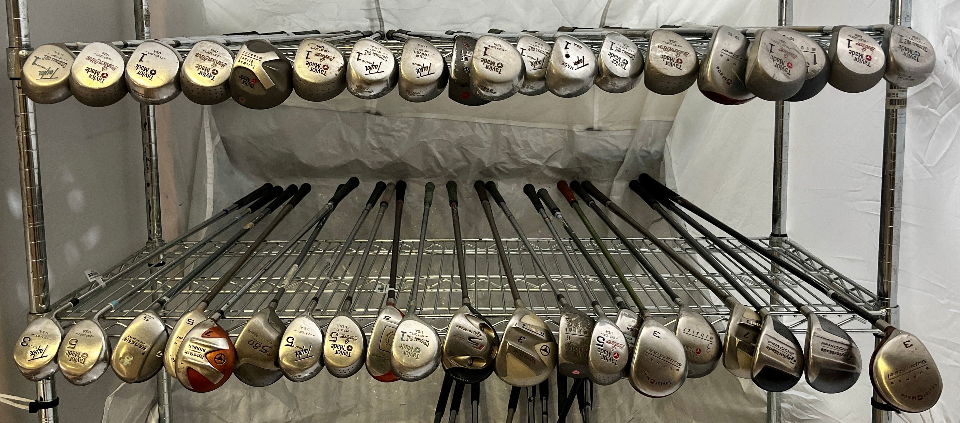 Wholesale Lot of 40 Golf Clubs - TaylorMade Drivers and Woods-Next Round