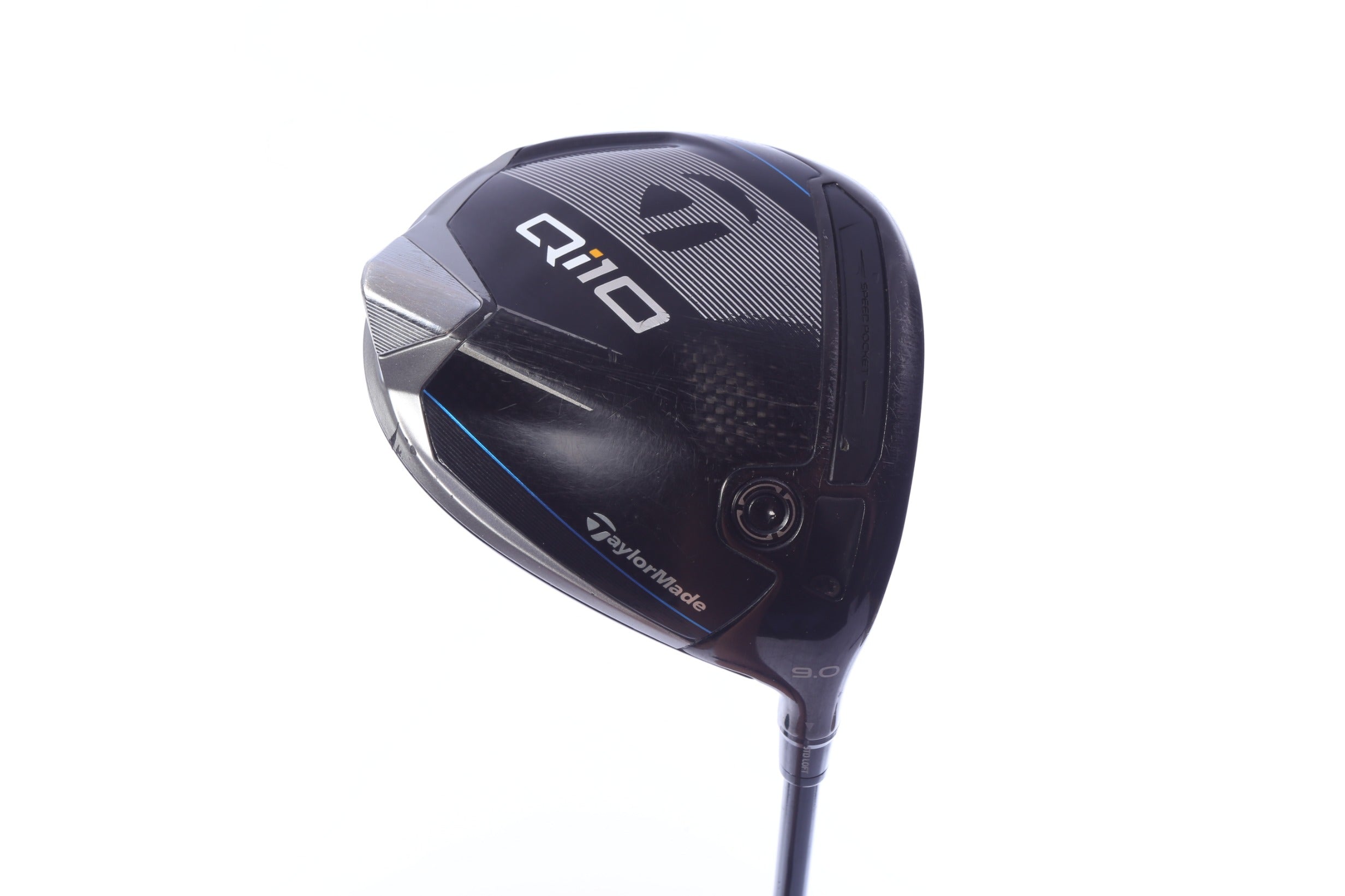 Used TaylorMade Qi10 Driver - 9 Degrees - Stiff Flex Fujikura Ventus TR Blue - Right-Handed