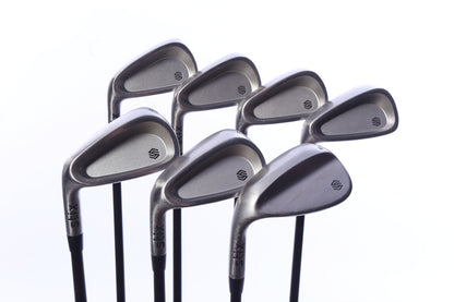 Used Stix All Black Iron Set - Left-Handed - 5-PW, 56  - Stiff Flex