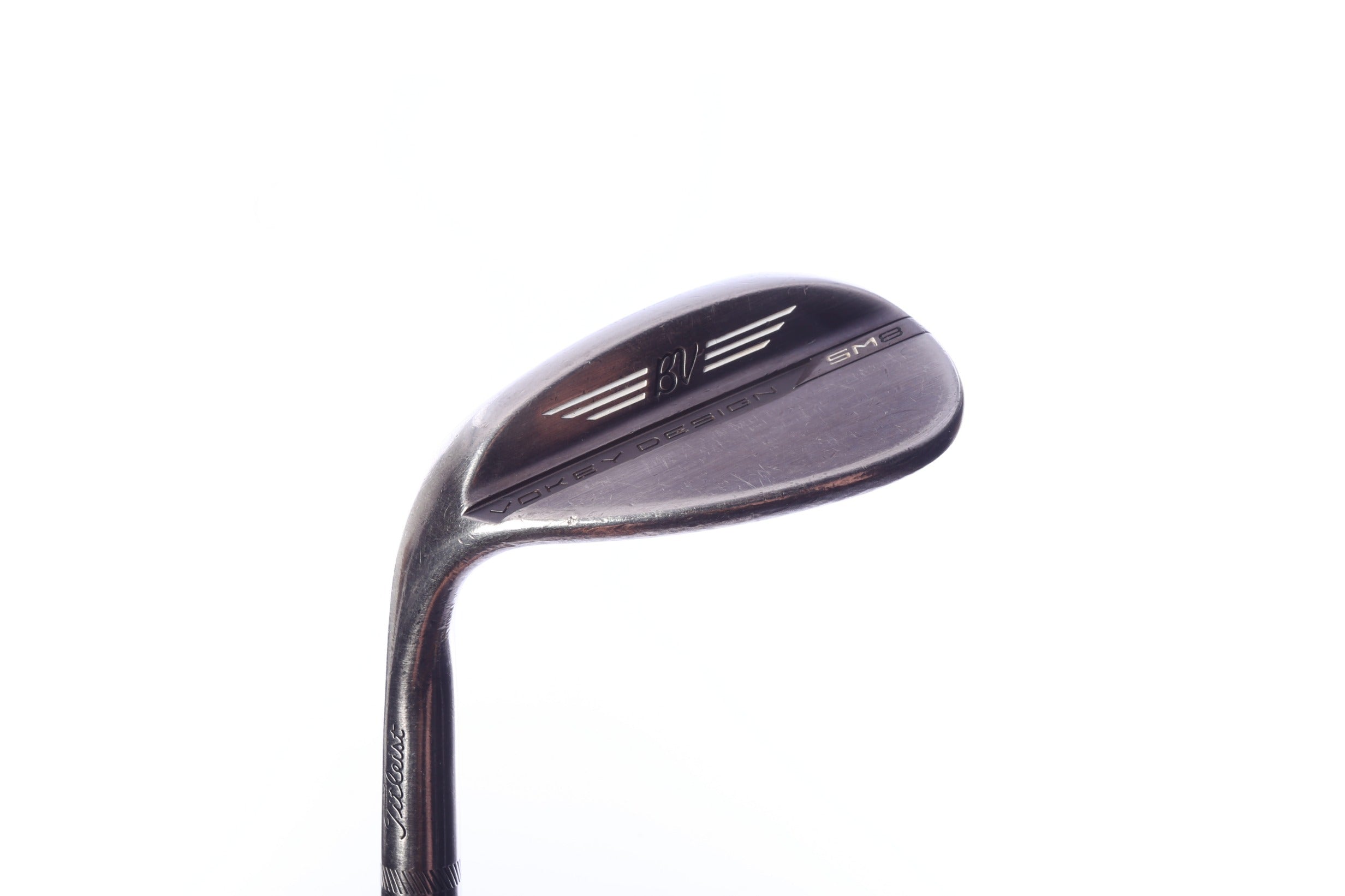 Used Titleist Vokey SM8 Brushed Steel Lob Wedge - Left-Handed - 60 Degrees - Wedge Flex