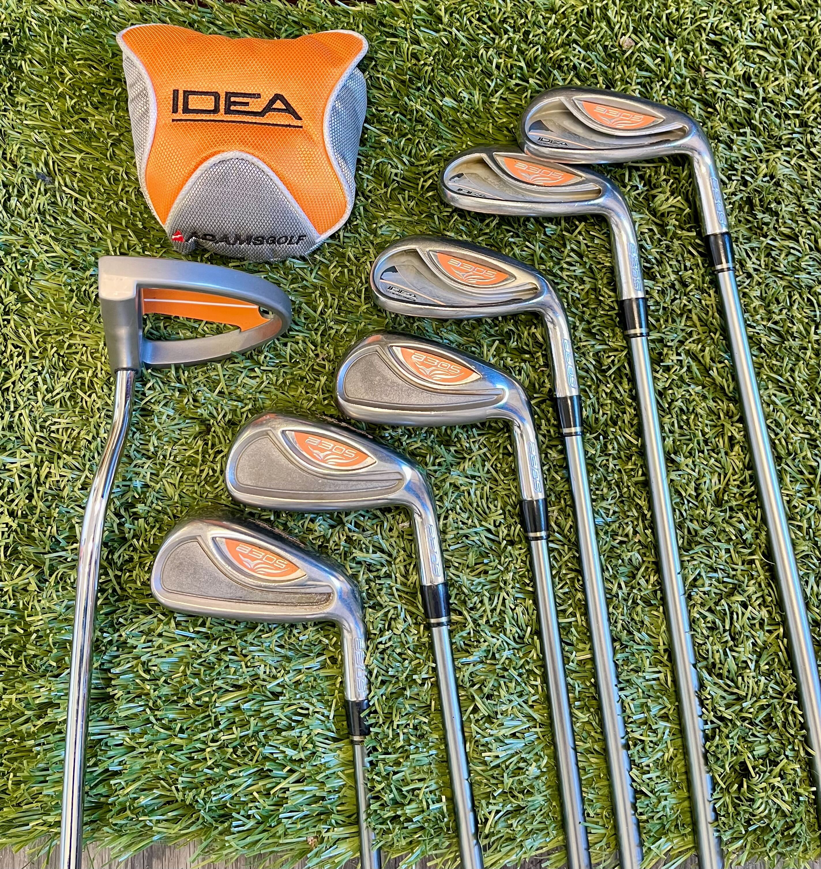 Used Adams Idea a3OS Complete Set - Right-Handed - 1W, 3W, 5W, 4-6H, 7i-SW, Putter - Ladies Flex-Next Round