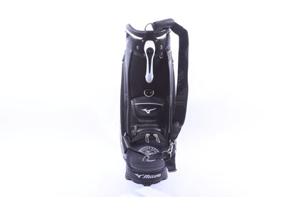 Used Mizuno All Other Models Black Staff Bag - 6-Way - 9 Pockets - Rain Cover Included-Next Round