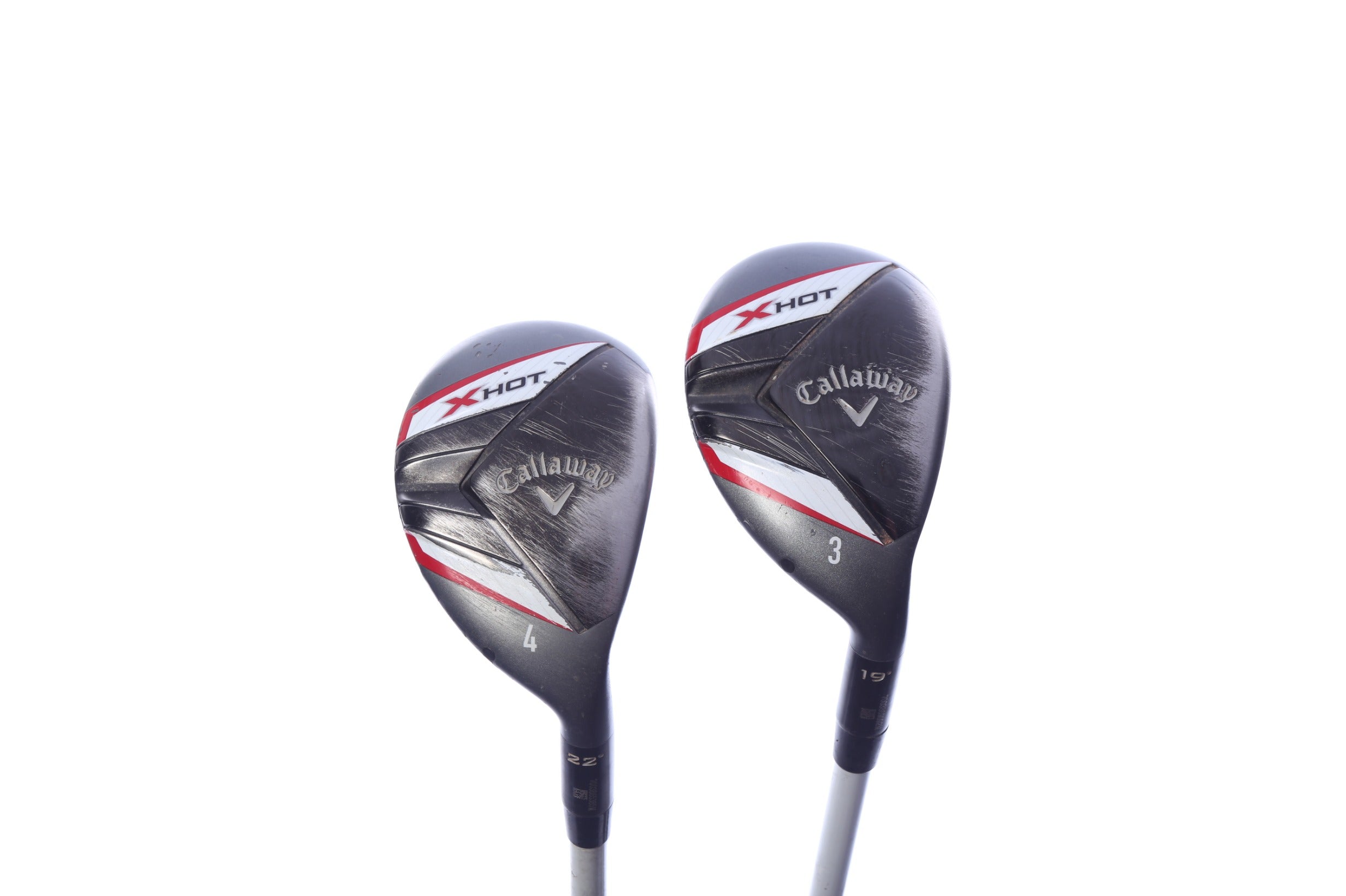 Used Callaway X Hot Hybrid Set - Right-Handed - 3H, 4H - Regular Flex