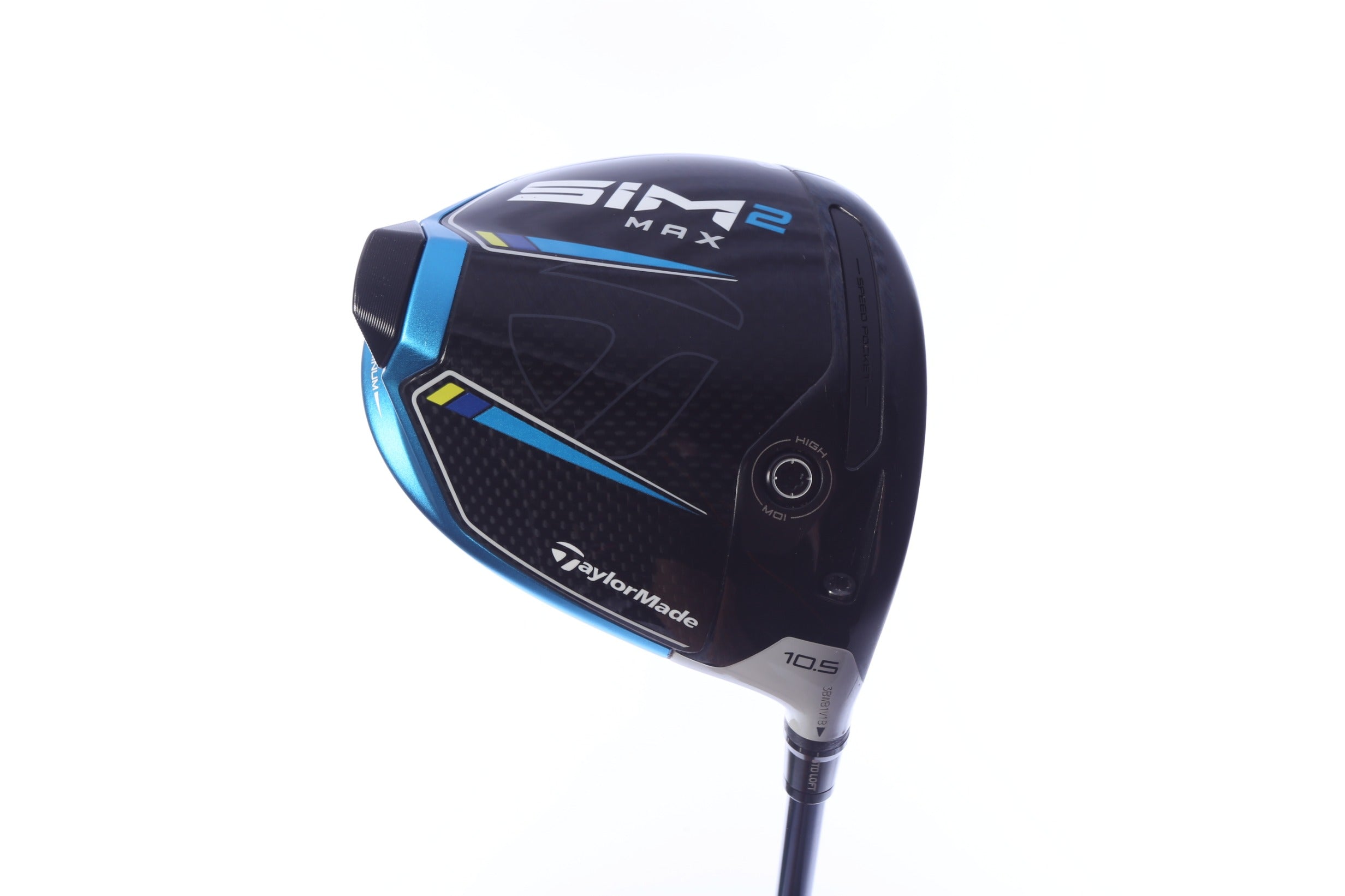 Used TaylorMade SIM2 MAX Driver - 10.5 Degrees - Stiff Flex Fujikura Ventus Blue 5 - Right-Handed