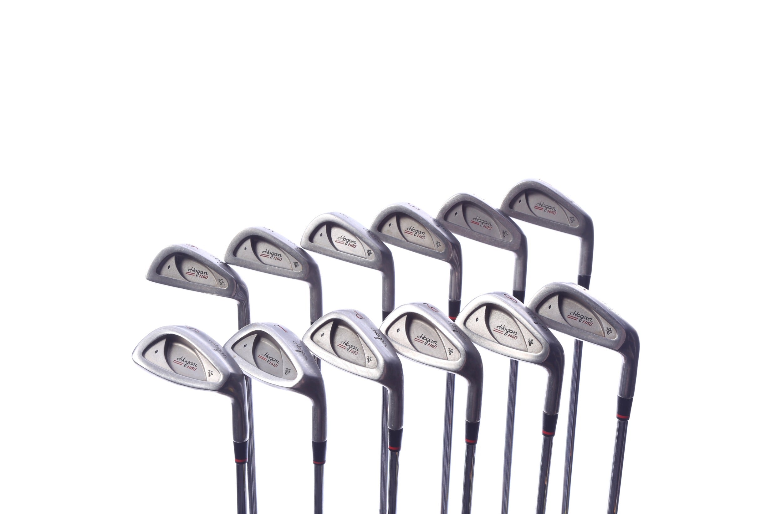 Used Ben Hogan H-40 Iron Set - Right-Handed - 1-PW, SW, LW - Stiff Flex