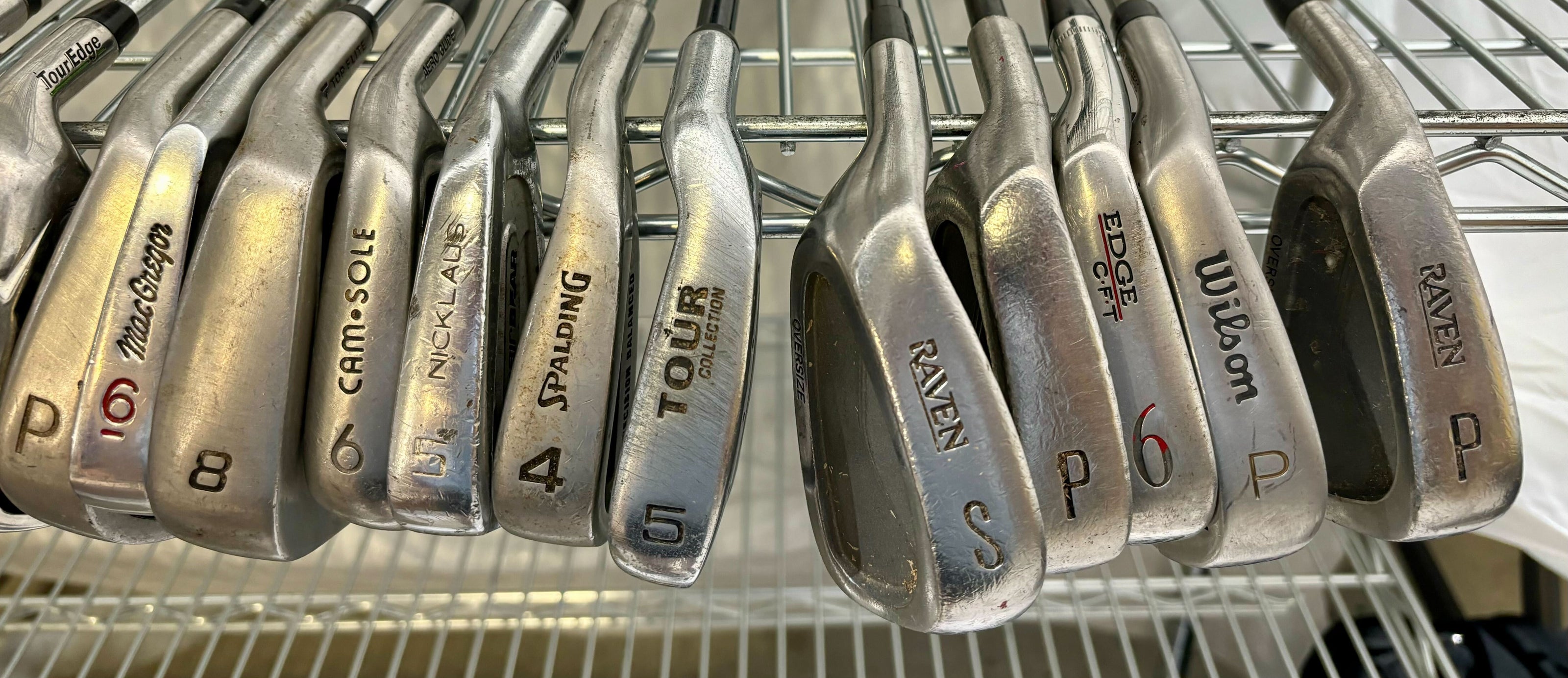 Wholesale Lot of 50 Golf Clubs - Assorted Irons and Wedges-Next Round