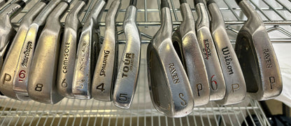 Wholesale Lot of 50 Golf Clubs - Assorted Irons and Wedges-Next Round