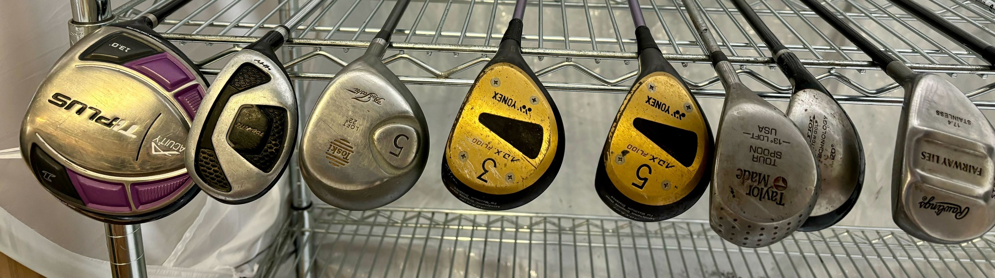 Wholesale Lot of 30 Golf Clubs - Assorted Hybrids, Woods, and Drivers-Next Round