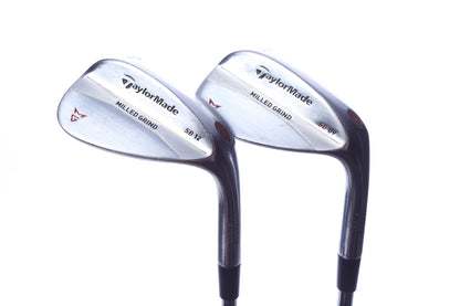 Used TaylorMade Milled Grind Wedge Set - Right-Handed - 52*, 56* - Wedge Flex