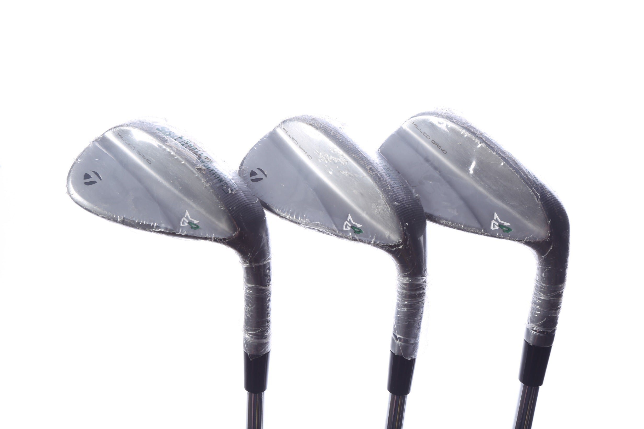 Used TaylorMade Milled Grind 4 Raw Wedge Set - Right-Handed - 50*, 54*, 58* - Wedge Flex-Next Round