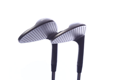 Used Callaway JAWS Full Toe Black Wedge Set - Left-Handed - 54*, 58* - Wedge Flex