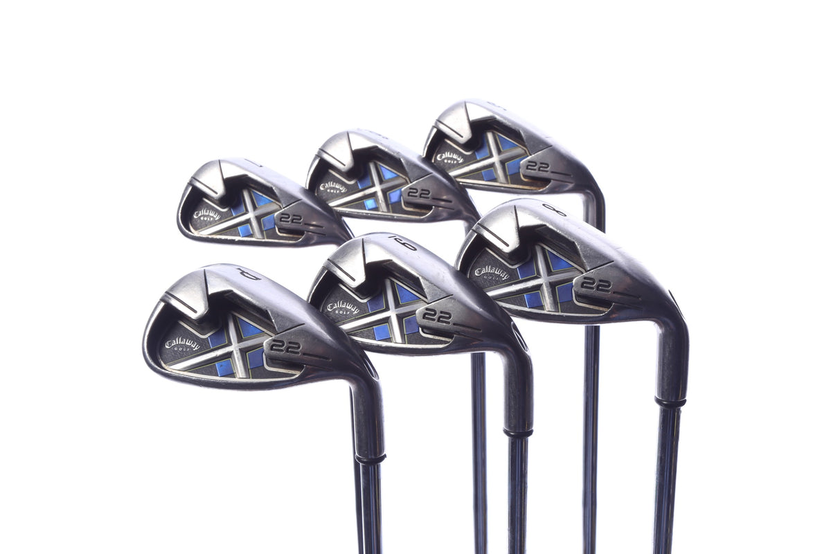 Used Callaway X-22 Iron Set - Right-Handed - 5-PW - Regular Flex