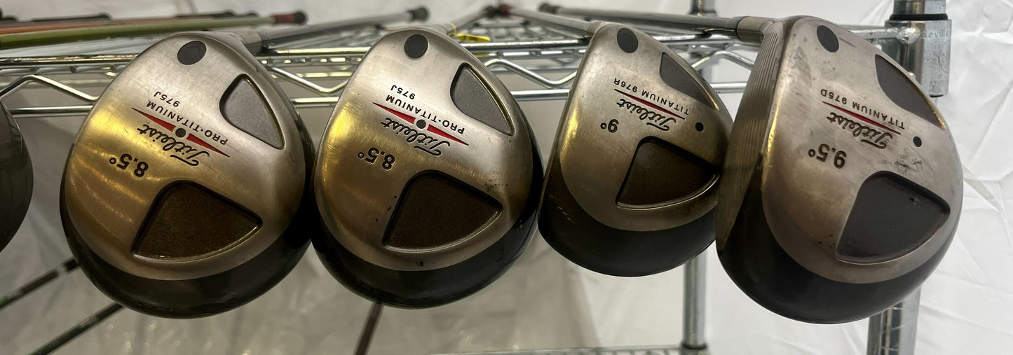 Wholesale Lot 15 Golf Clubs - Titleist Drivers-Next Round
