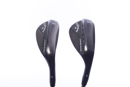 Used Callaway JAWS Raw Black Plasma Wedge Set - Right-Handed - 54*, 58* - Wedge Flex-Next Round