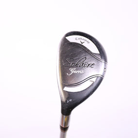 Used Callaway Solaire Gems 3H Hybrid - Left-Handed - 18 Degrees - Ladies Flex-Next Round
