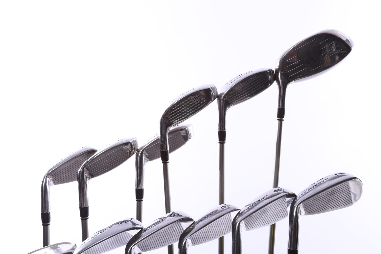 Used Adams Idea a2 OS Complete Set - Right-Handed - 1W, 3W, 5W, 4-7H, 8-PW, SW, Putter - Ladies Flex-Next Round