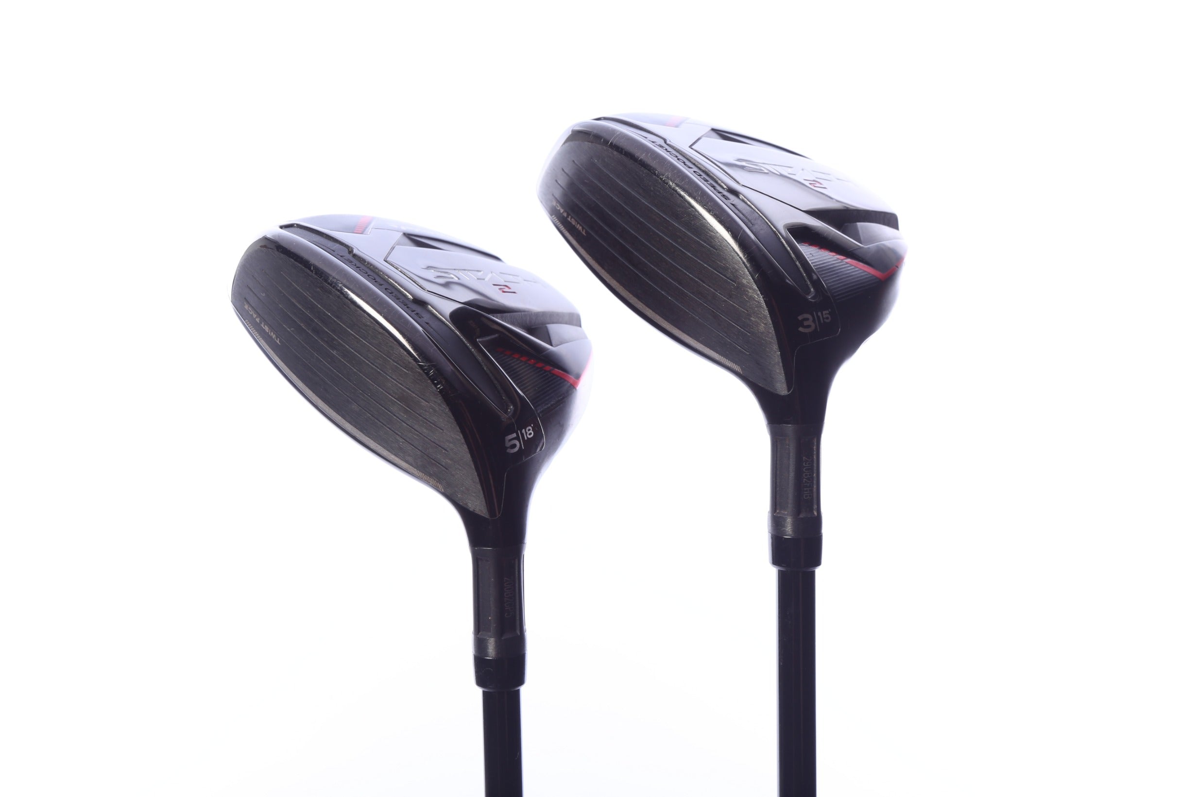 Used TaylorMade STEALTH 2 Wood Set - Left-Handed - 3W, 5W - Regular Flex